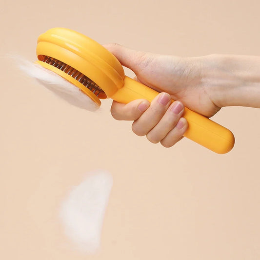 Self-Cleaning Cat Grooming Brush