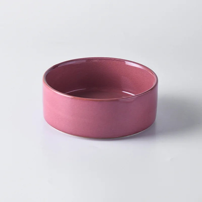 Elevated Ceramic Pet Bowl – Spine-Friendly & Non-Slip