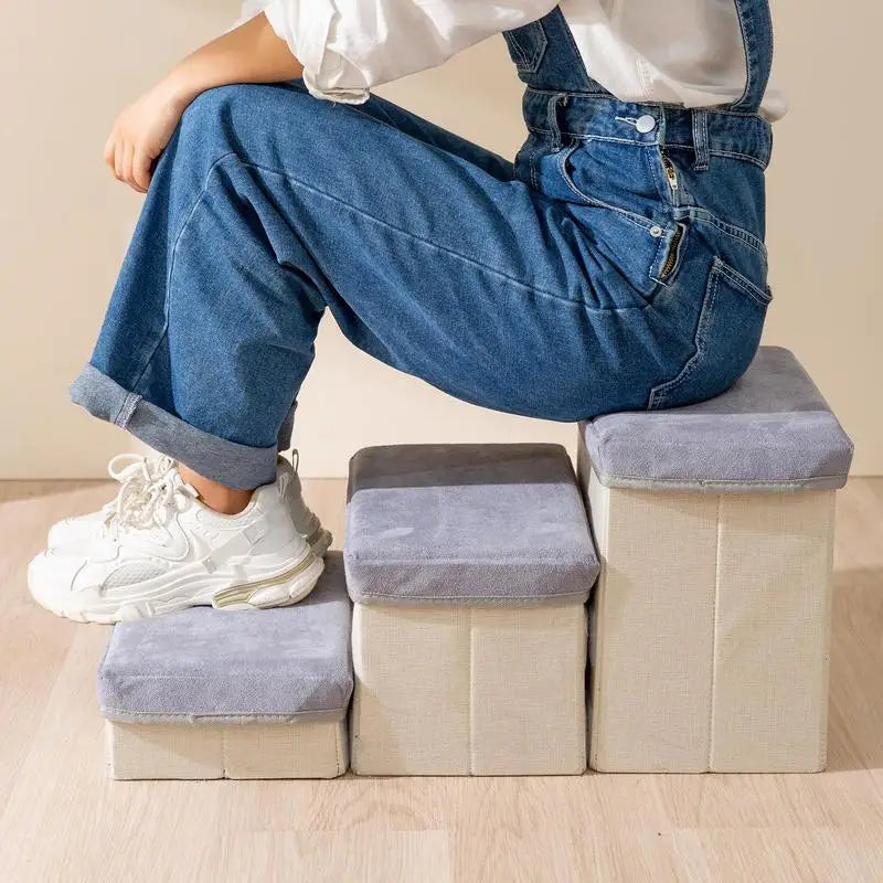 CozyClimb Pet Stairs – Soft, Anti-Slip Steps for Small Dogs & Puppies