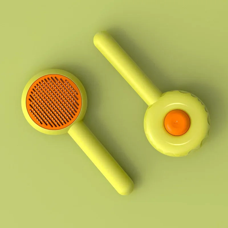 Self-Cleaning Cat Grooming Brush