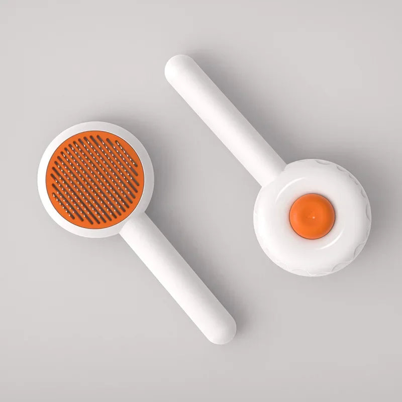 Self-Cleaning Cat Grooming Brush