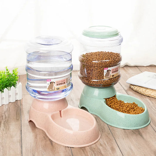 All-in-One Food and Water Bowl for Cats and Small Dogs