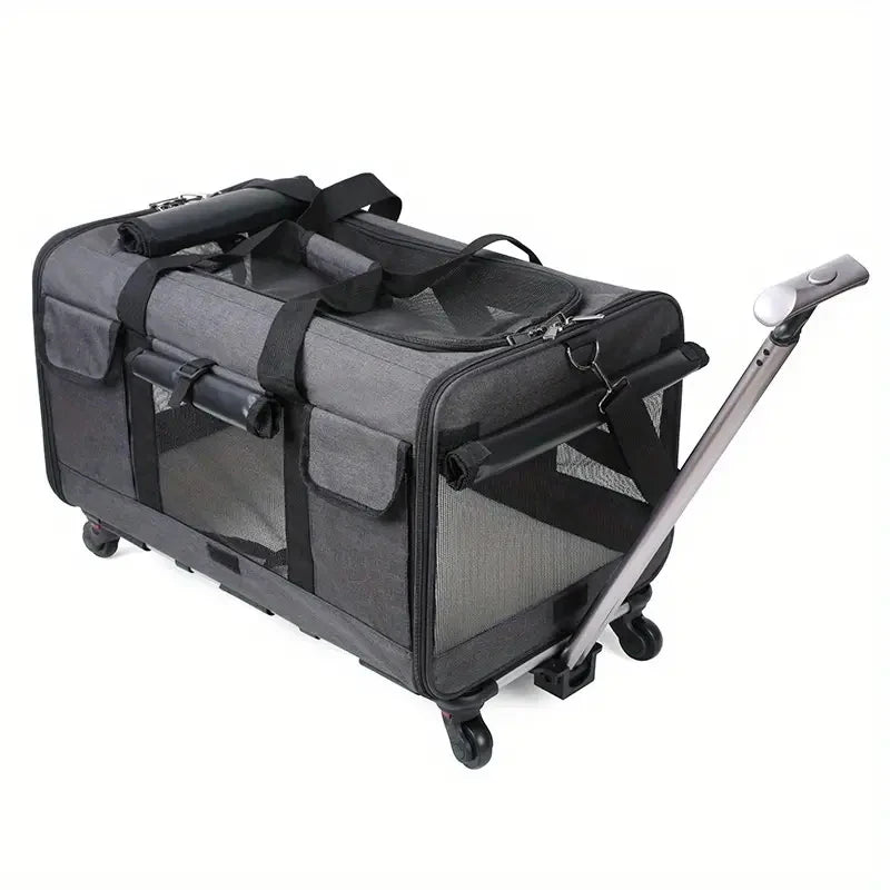 Extra Large Portable Pet Trolley with Detachable Case