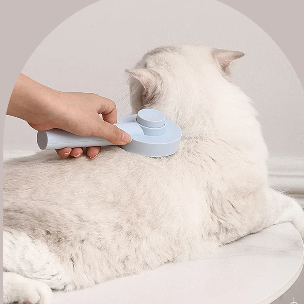 Self-Cleaning Cat Grooming Brush