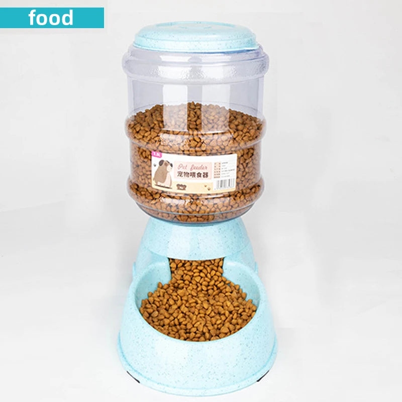 All-in-One Food and Water Bowl for Cats and Small Dogs
