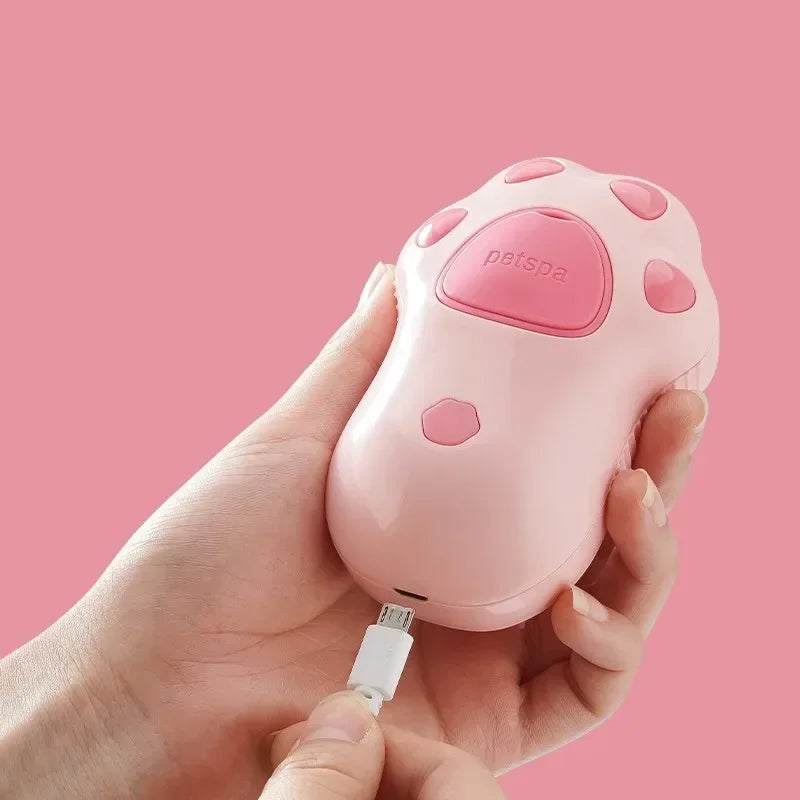 3-in-1 Rotating Cat Grooming Brush with Steam & Self-Cleaning