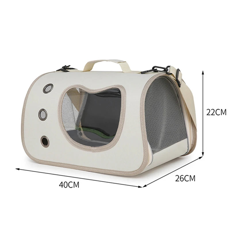 Lightweight Portable Shoulder Bag for Small Pets
