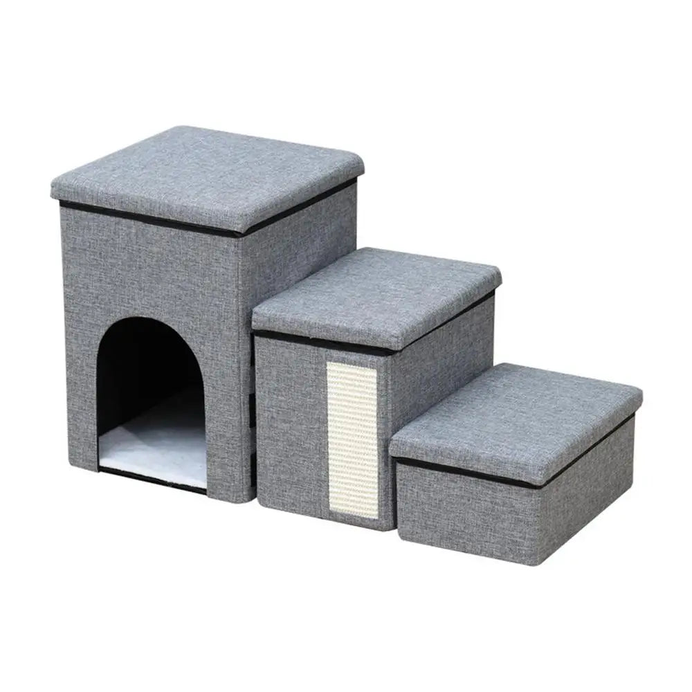 CozyClimb Pet Stairs – Soft, Anti-Slip Steps for Small Dogs & Puppies