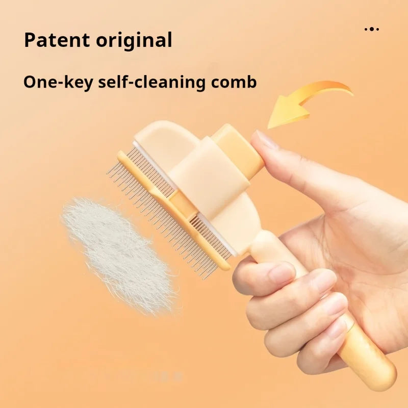 Dog & Cat Hair Remover Grooming Brush for Long Hair