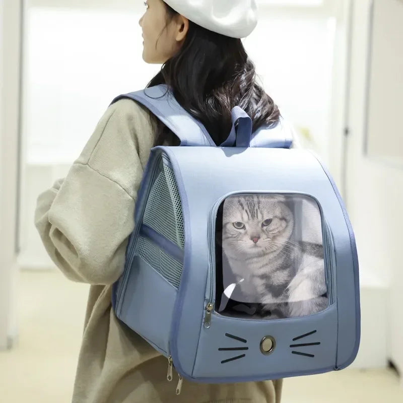 Outdoor Breathable Cat Backpack Carrier.