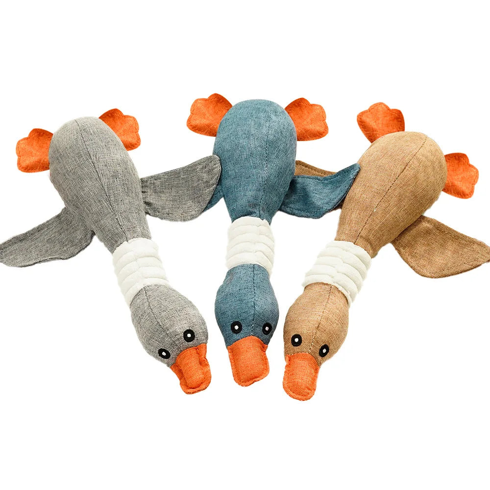 Bite-Resistant Goose Sound Pet Toy